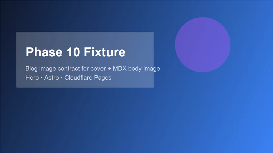 Astro 与 Cloudflare Pages 的轻量 Notes 页面配图